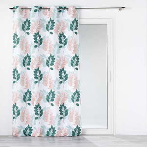 Bielo-zelený záves 140x280 cm Belline – douceur d'intérieur vyobraziť