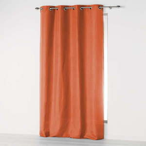 Oranžový záves z mikrovlákna 140x280 cm Absolu – douceur d'intérieur vyobraziť
