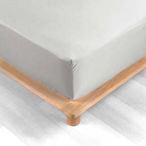 Biela napínacia plachta z bavlneného perkálu 90x190 cm Percaline – douceur d'intérieur vyobraziť
