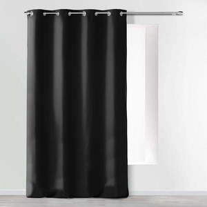 Čierny záves z mikrovlákna 140x280 cm Absolu – douceur d'intérieur vyobraziť