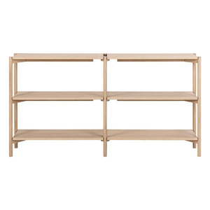 Knižnica v dekore duba v prírodnej farbe 169x88 cm Braidwood – Actona vyobraziť