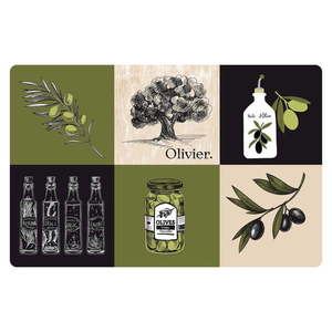 Prestieranie 28.5x44 cm Olive – douceur d'intérieur vyobraziť