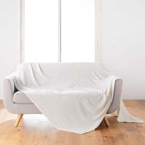 Krémový pléd z mikroflanelu 180x220 cm Arya – douceur d'intérieur vyobraziť