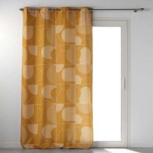 Záves v medenej farbe 140x280 cm Esquisse – douceur d'intérieur vyobraziť