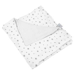 Biela mušelínová detská deka 75x75 cm – Bébé Douceur vyobraziť