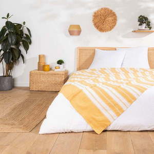 Žltý pléd 180x220 cm Abby – douceur d'intérieur vyobraziť