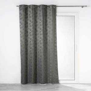 Antracitový zatemňovací záves zo žakáru 140x260 cm Lunella – douceur d'intérieur vyobraziť