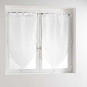 Biele voálové záclony v súprave 2 ks 45x90 cm Lissea – douceur d'intérieur vyobraziť