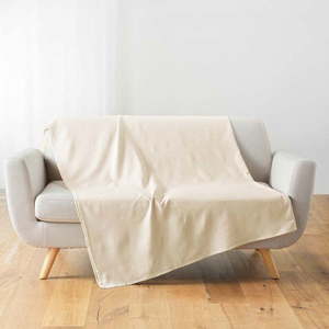 Krémový pléd 180x220 cm Lucile – douceur d'intérieur vyobraziť