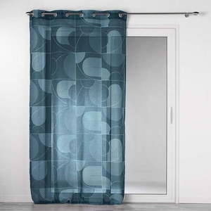 Tmavomodrá voálová záclona 140x280 cm Esquisse – douceur d'intérieur vyobraziť