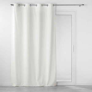 Biely zamatový záves 140x260 cm Velouriane – douceur d'intérieur vyobraziť