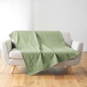 Zelený pléd 180x220 cm Lucile – douceur d'intérieur vyobraziť