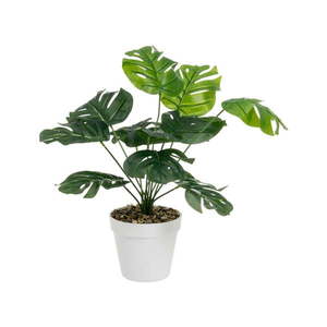Umelá monstera (výška 38 cm) – Casa Selección vyobraziť