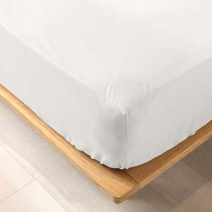 Biela napínacia plachta z Bio bavlny 140x190 cm Biolina – douceur d'intérieur vyobraziť