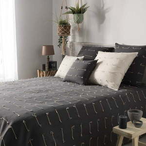 Antracitový pléd 180x220 cm Fileo – douceur d'intérieur vyobraziť