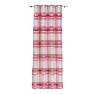 Červeno-béžový záves 140x255 cm Doina – Mendola Fabrics vyobraziť