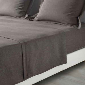 Tmavohnedá plachta 180x290 cm Actually – douceur d'intérieur vyobraziť