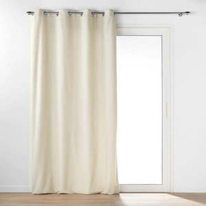 Krémový záves z materiálu buklé 140x240 cm Wooly – douceur d'intérieur vyobraziť
