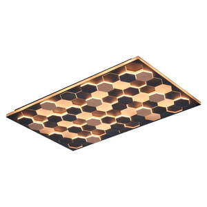 Čierne LED stropné svietidlo s hlasovým ovládaním/s ovládaním pomocou mobilnej aplikácie s kovovým tienidlom 70x115 cm Cifavo – CINQUE vyobraziť
