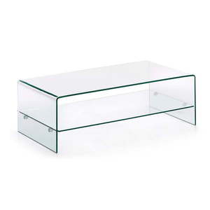 Sklenený konferenčný stolík 55x110 cm Burano – Kave Home vyobraziť