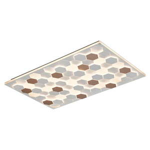 Biele LED stropné svietidlo s hlasovým ovládaním/s ovládaním pomocou mobilnej aplikácie s kovovým tienidlom 70x115 cm Cifavo – CINQUE vyobraziť