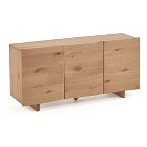 Nízka komoda v dekore duba v prírodnej farbe 150x71 cm Rasha – Kave Home vyobraziť