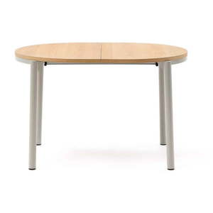 Rozkladací jedálenský stôl s doskou v dubovom dekore v prírodnej farbe 90x120 cm Montuiri – Kave Home vyobraziť