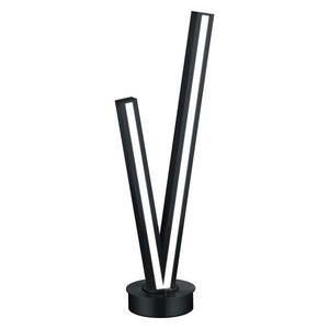 Čierna LED stolová lampa s hlasovým ovládaním/s ovládaním pomocou mobilnej aplikácie s kovovým tienidlom (výška 67, 5 cm) Cicanto – CINQUE vyobraziť