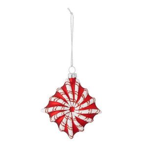 Sklenená vianočná ozdoba 9 cm Candy – Bloomingville vyobraziť