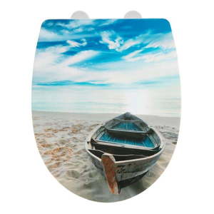 Záchodová doska s automatickým zatváraním 36, 5 x 45 cm Boat – Wenko vyobraziť