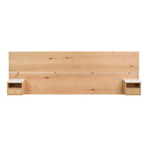 Čelo postele z dubového dreva v prírodnej farbe 240x79 cm Whitmore – Rowico vyobraziť