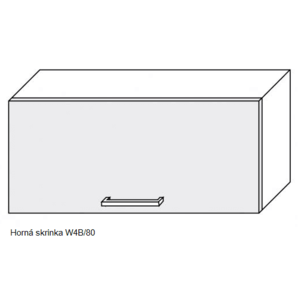 ArtExt Kuchynská linka FLORENCE mat Kuchyňa: Horná skrinka W4B/80 / (ŠxVxH) 80 x 36 x 32, 5 cm vyobraziť