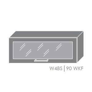 ArtExt Kuchynská linka FLORENCE mat Kuchyňa: Horná skrinka W4BS/90 WKF / rám vo farbe dvierok (ŠxVxH) 90 x 36 x 32, 5 cm vyobraziť