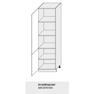 ArtExt Kuchynská linka Brerra - lesk Kuchyňa: Spodná skrinka D14/DP/60/207 / (ŠxVxH) 60 x 207 x 56, 5 cm vyobraziť