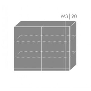 ArtExt Kuchynská linka Brerra - lesk Kuchyňa: Horná skrinka W3/90 / (ŠxVxH) 90 x 72 x 32, 5 cm vyobraziť