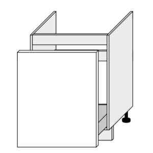 ArtExt Kuchynská linka Brerra - lesk Kuchyňa: Spodná skrinka D1ZM/60 (ŠxVxH): 60 x 82 x 50 cm vyobraziť