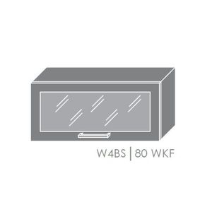 ArtExt Kuchynská linka Brerra - mat Kuchyňa: Horná skrinka W4BS/80 WKF / rám vo farbe dvierok (ŠxVxH) 80 x 36 x 32, 5 cm vyobraziť