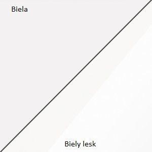Dig-net nábytok ZOSTAVA Lenart CONCEPT CP-02 s CP-08 a CP-07 Farba: Biela / biely lesk vyobraziť