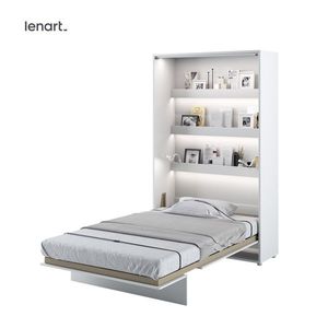 Dig-net nábytok Sklápacia posteľ Lenart BED CONCEPT BC-02p biely lesk | 120 x 200 cm vyobraziť