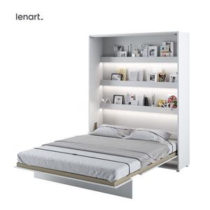 Dig-net nábytok Sklápacia posteľ Lenart BED CONCEPT BC-12p biely lesk | 160 x 200 cm vyobraziť
