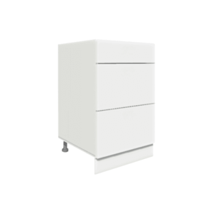 ArtExt Spodná kuchynská skrinka Napoli D3A/50 POVRCHOVÁ ÚPRAVA DVIEROK: MAT, FAREBNÉ PREVEDENIE KORPUSU: BIELA vyobraziť