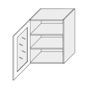 ArtExt Vrchná kuchynská skrinka Napoli W2S/60 POVRCHOVÁ ÚPRAVA DVIEROK: MAT, FAREBNÉ PREVEDENIE KORPUSU: BIELA vyobraziť
