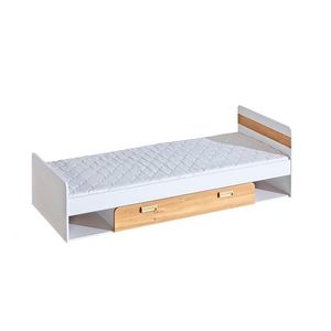 Dolmar Detská posteľ CORNETO L13 | 80 x 195 cm Farba: Biely briliant / dub nash vyobraziť