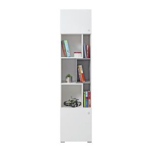 Meblar Regál SIGMA SI6 L/P Farba: biela/beton vyobraziť