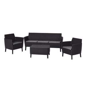 KETER Záhradný set SALOMON 3 seater | grafit vyobraziť