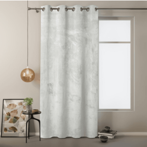 ArtFlhf Tieniaci záves VELVET Eyelets K | 140 x 245 cm Farba: Biela vyobraziť