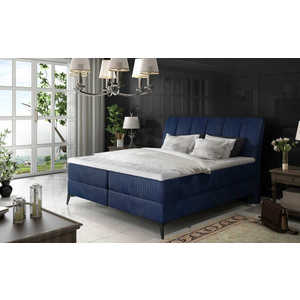 ArtElta Manželská posteľ ADERITO Boxspring | 180 x 200 cm Farba: Monolith 77 / Monolith 77 vyobraziť