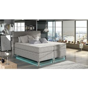ArtElta Manželská posteľ AMADEO Boxspring s LED osvetlením | 180 x 200 cm Farba: BAO 01 - Berlin 01 vyobraziť