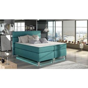 ArtElta Manželská posteľ AMADEO Boxspring s LED osvetlením | 180 x 200 cm Farba: BAO 19 - Orinoco 85 vyobraziť