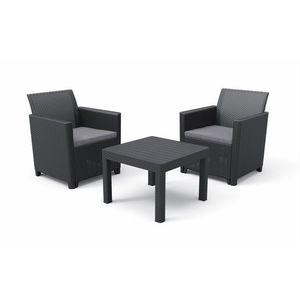 KETER Záhradný set CLARA balcony small table | grafit vyobraziť